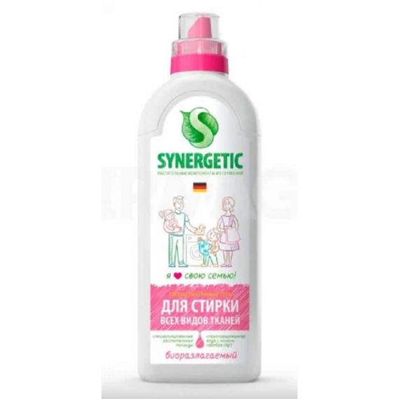 Средство моющее биоразлагаемое для стирки белья SYNERGETIC 1л