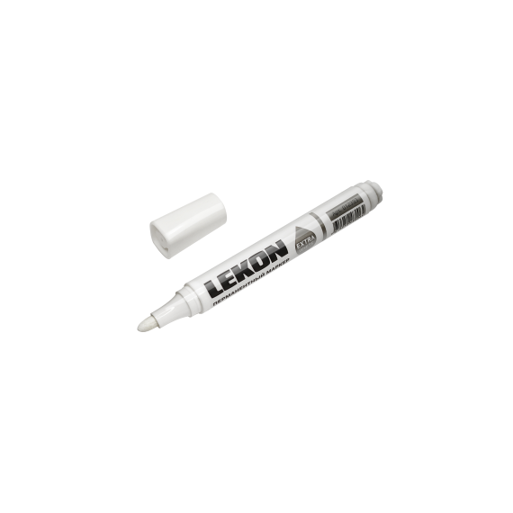 Маркер  белый, Lekon, EXTRA WHITE 012393
