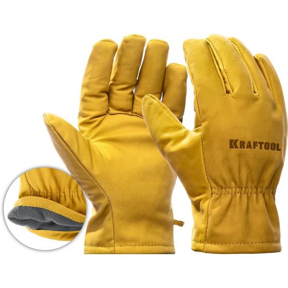 Перчатки KRAFTOOL EXTREM  кожаные 1136