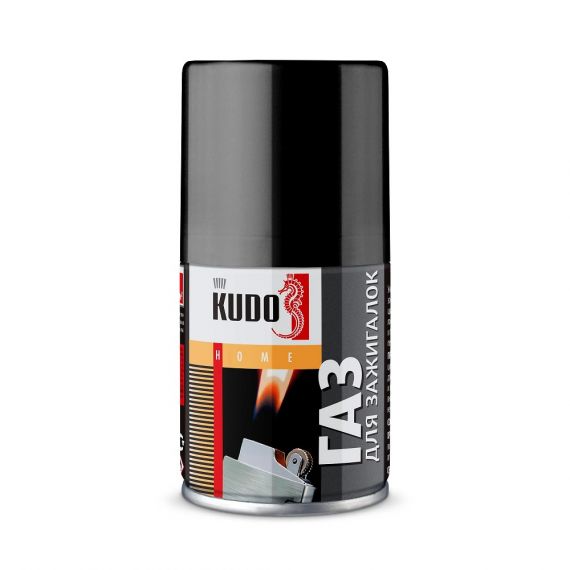 Газ для зажигалок с адаптером Kudo, 140мл, арт. KU-H404