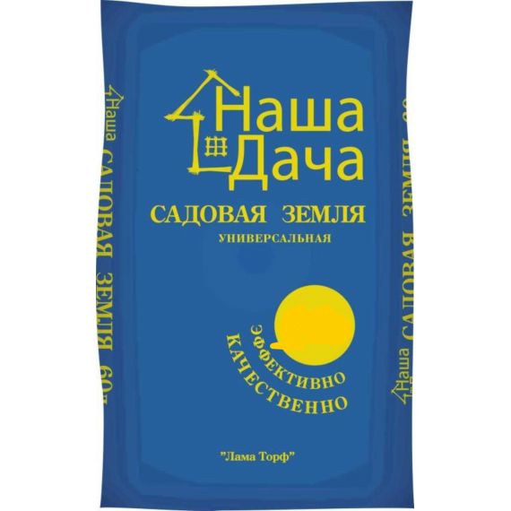 Грунт Наша дача "Садовая земля" Лама Торф 60л 00406/278-7