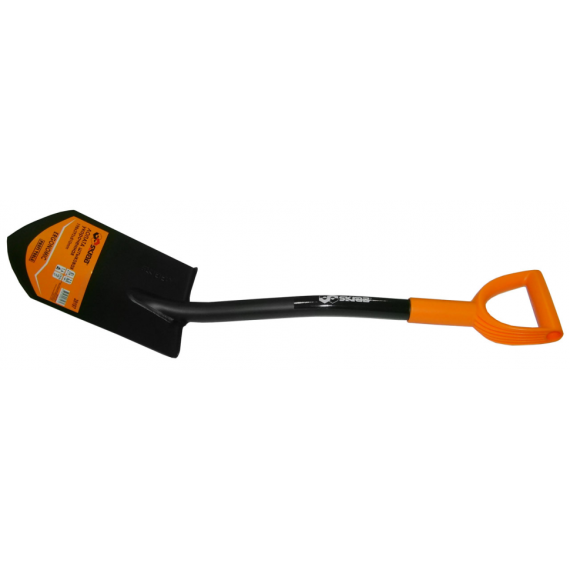 Лопата штыковая SKRAB ERGONOMIC с мет. черенком  Укороченная 28197