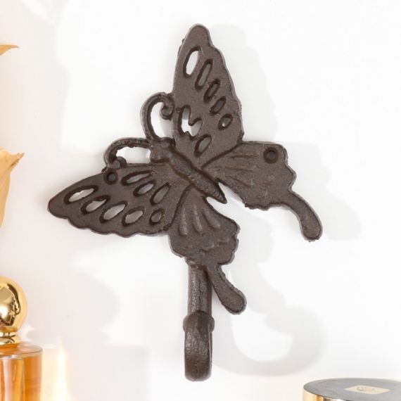 Крючок декоративный металл "Бабочка" 16,5х13х4 см   3742761, изображение 2
