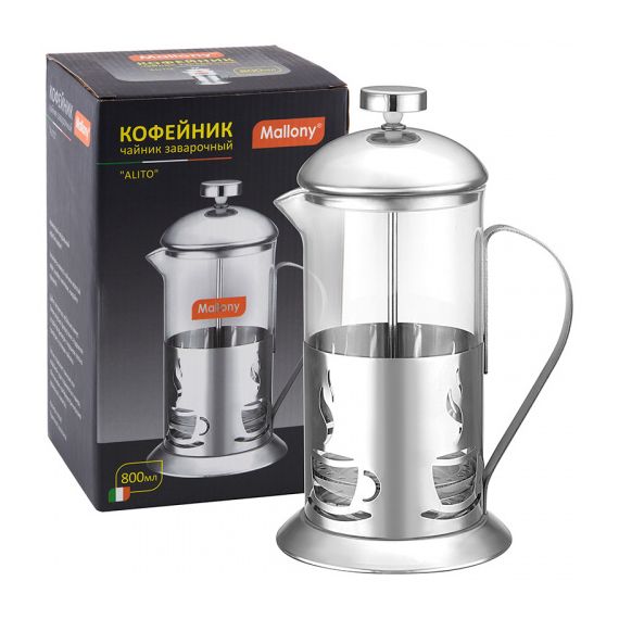 Френч-пресс Mallony Alito 950151, 0.8 л, изображение 2