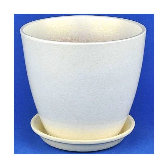 Горшок ПТИЦЫ бутон бел. 22см  75-126, изображение 2