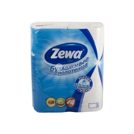 Бумажные полотенца ZEWA 2шт.