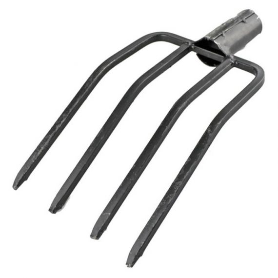 Вилы навозные 4-х рогие сварные без черенка, изображение 2