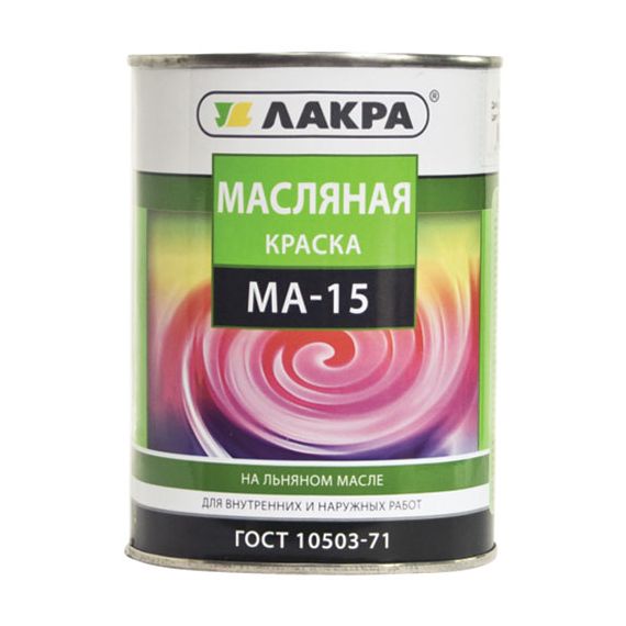 Краска "ЛАКРА" МА-15 красная 1,9 кг