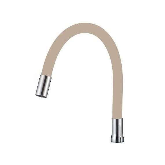 Излив гибкий 1/2″бежевый Savol S-CG12