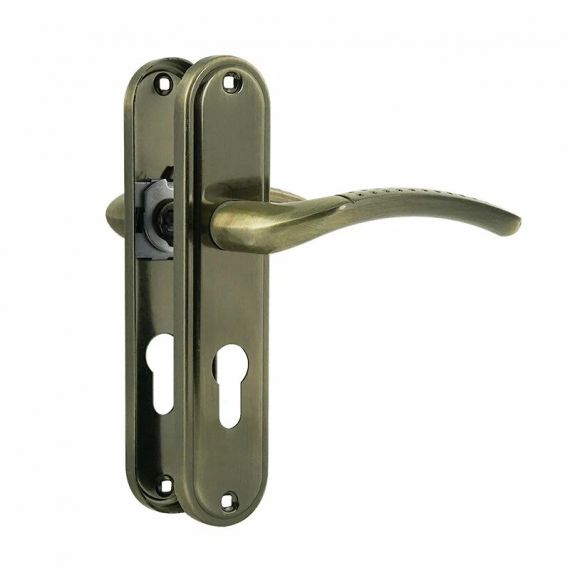 Замок врезной 796А-55 старая бронза 19180, изображение 2