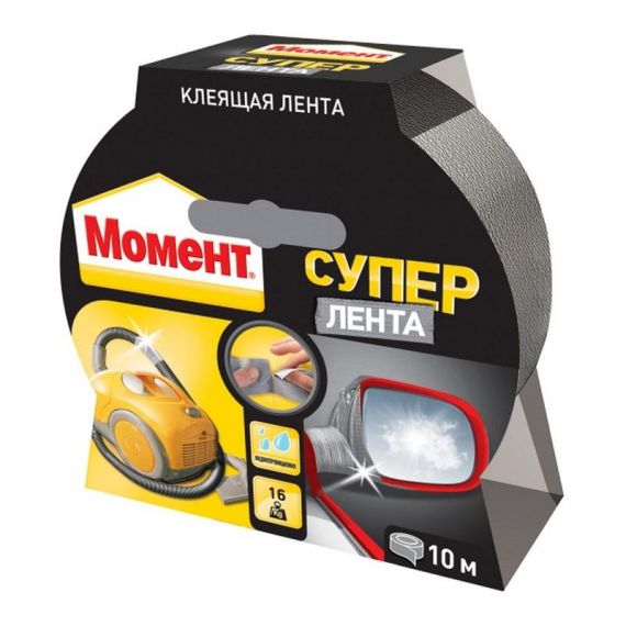 Супер лента МОМЕНТ клеящая 10м  29641
