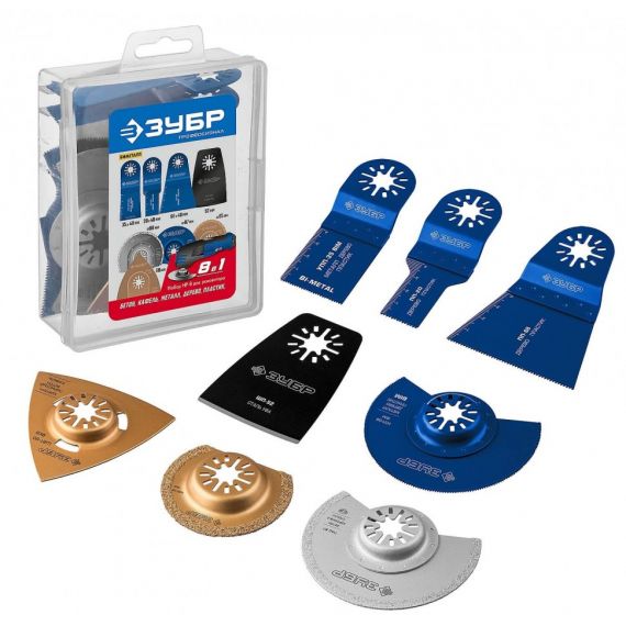 Набор насадок ЗУБР НР-8 для реноватора 8 предм.  15575