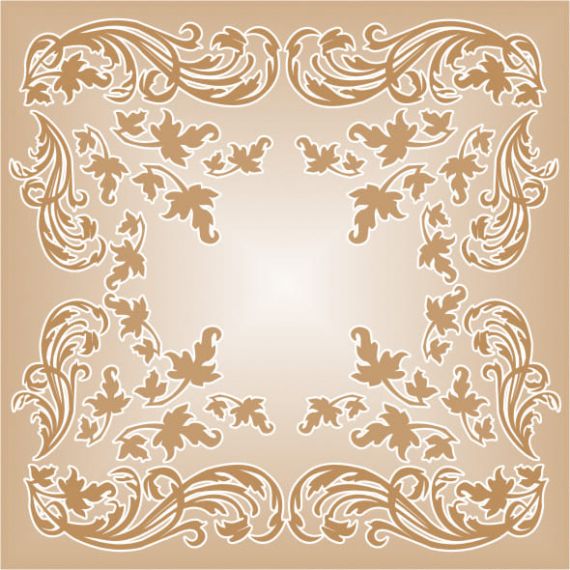 Плита потол. ФЛЕКС-К ГРАЦИЯ кофе 50*50см