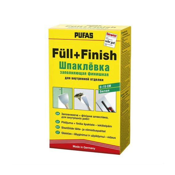 Шпаклевка Pufas Full+Finish заполняющая финиш.1кг