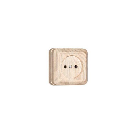 Розетка 1м о/у сосна "Олимп" Розетка 1м о/у сосна "Олимп"