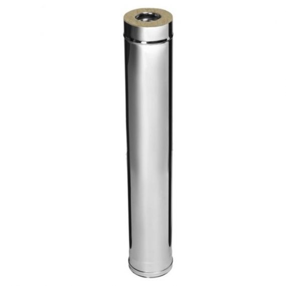 Труба-сэндвич оц.+нерж. (0,5мм) 200*110 1,0м