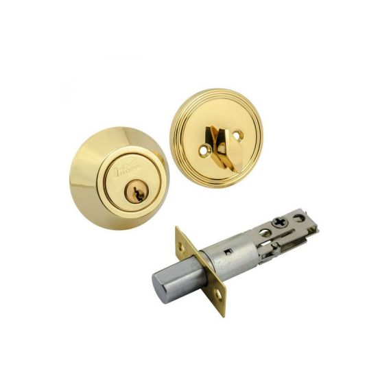 Замок задвижка Deadbolt D1 (золото) р040