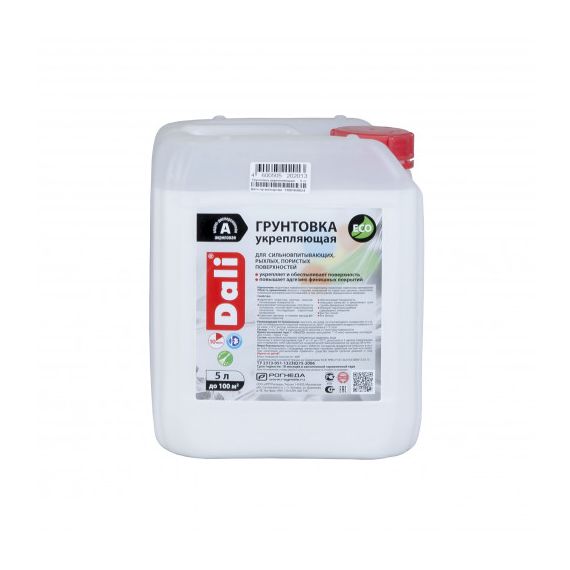 Грунтовка акриловая укрепляющая 5,0л DALI Грунтовка акриловая укрепляющая 5,0л DALI