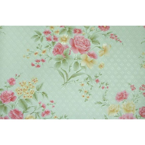 Обои винил. ЭЛИЗИУМ 17901 каролина шелк.цветы сал. 10м*0,5м