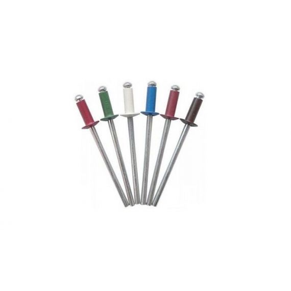 Заклепки алюминиевые 4,8*12мм RAL9003 белый