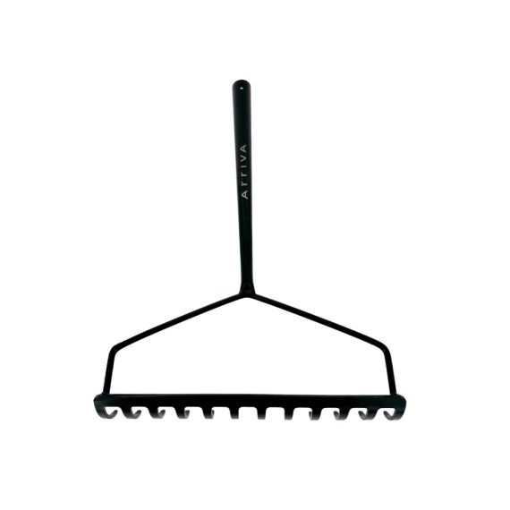 Грабли цельнометаллические ARRIVA с увеличенным захватом 12 зубов  11112