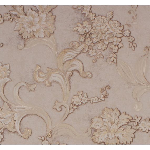 Обои винил 0109-3 Мадлен декор песочно-золотист.снято