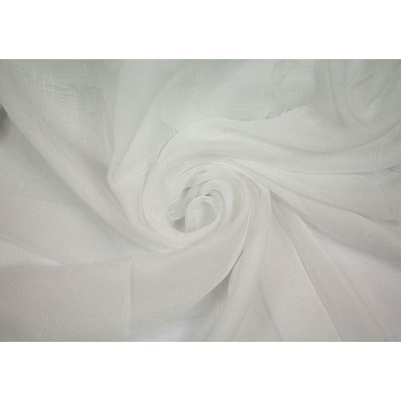 Тюль ЛЕН 500*260 с утяжелителем белый, изображение 3