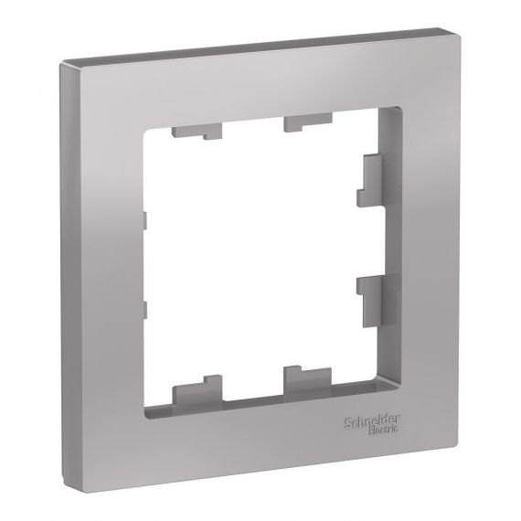 Рамка 1-постовая алюминий ATLAS DESIGN ATN000301