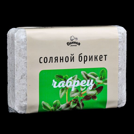 Соляной брикет 1,2кг ЧАБРЕЦ Банная линия 12-670, изображение 2