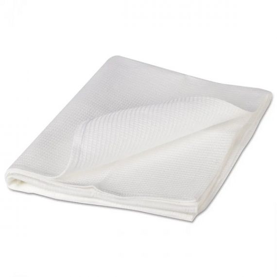 Полотенце вафельное 37*73 маленькое белое 019