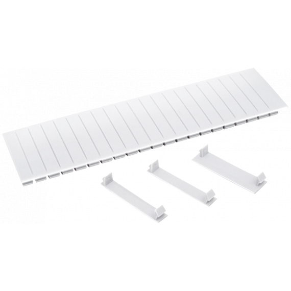 Заглушка 12 мод.бел./серая ИЭК