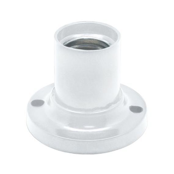 Патрон Е27 потолочный белый (пластик)42875