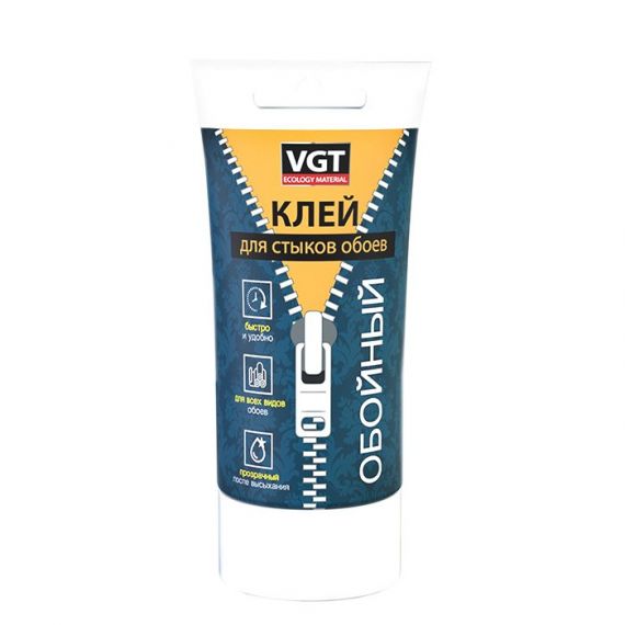 Клей ВГТ для стыков и подклейки обоев 0,1кг  219012