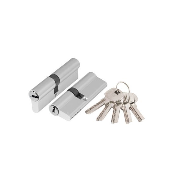 Механизм цилиндровый DAMX C70 SN (мат.никель) ключ-ключ   д906