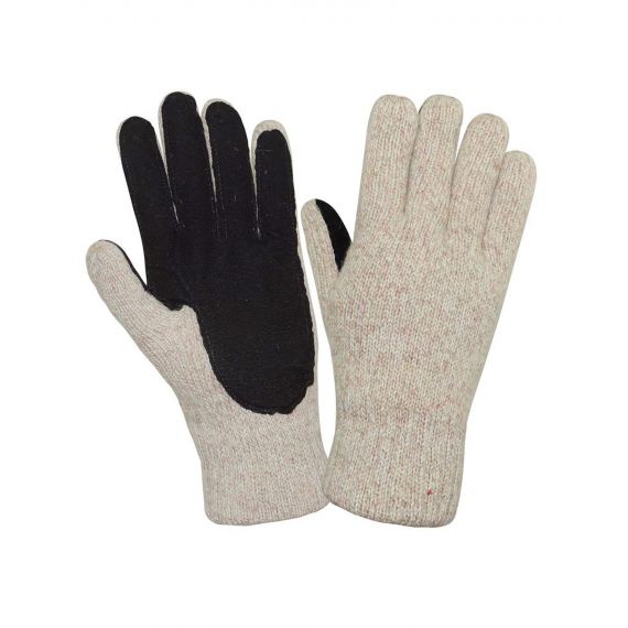 Перчатки шерстяные спилковая накладка с утеплителем Тинсулейт размер ХL