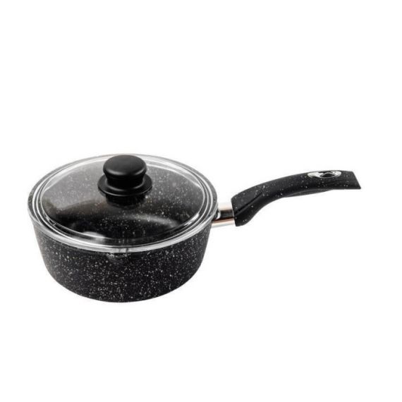 Ковш 1,5л алюминий, антипригарн, бакелитовая ручка, индукция, Горница, Гранит, Икш1811аг