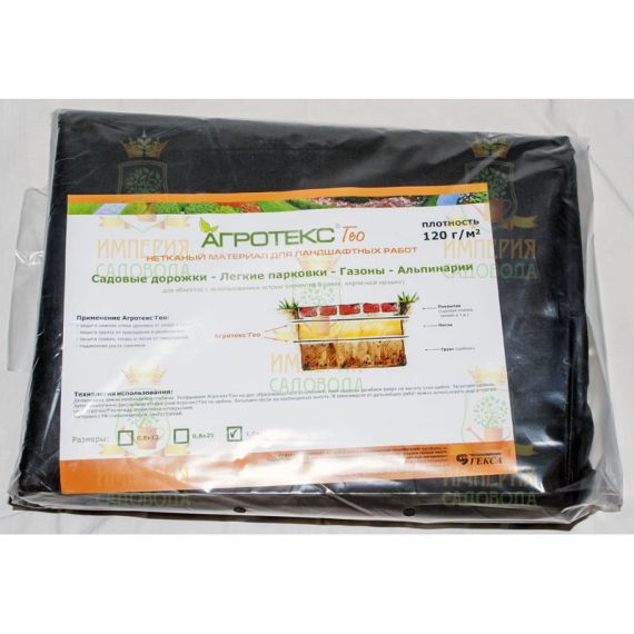 Нетканый материал для ландшафтных работ ГЕО 120 1,6м