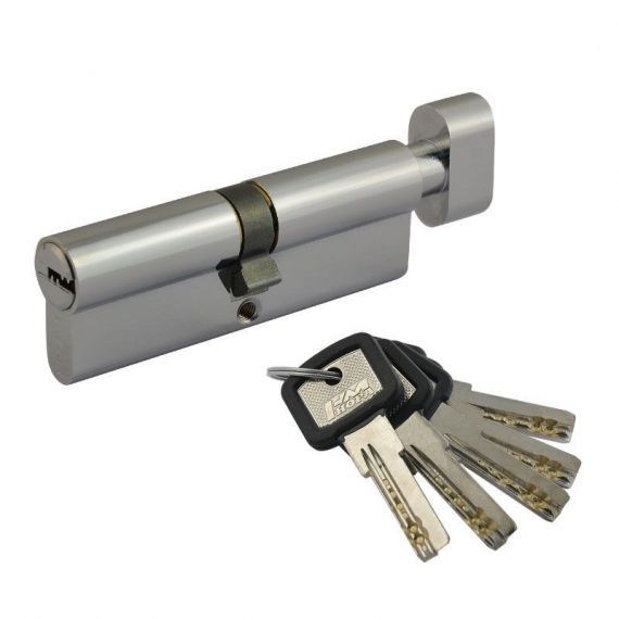 Механизм цилиндровый Нора-М ЛПУВ-90 (45-45) хром