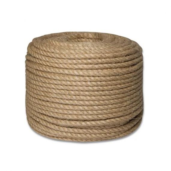 Веревка джутовая крученая д,18