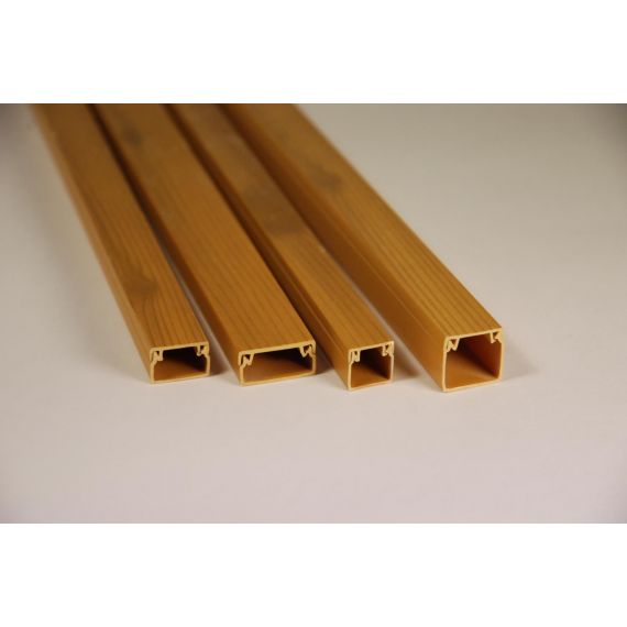 Кабель-канал 25*25/2м ОЛЬХА с текст.дерева двойной замок