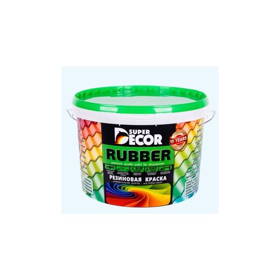 Резиновая краска SuperDecor № 7 Балтика 1кг