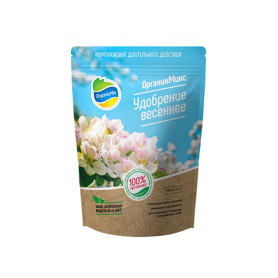 Удобрение ОрганикМикс Весеннее , 850г