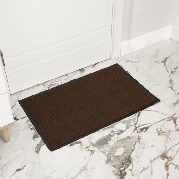 Коврик влаговпитывающий ребристый "СТАНДАРТ" 50*80 см.  коричневый  10299