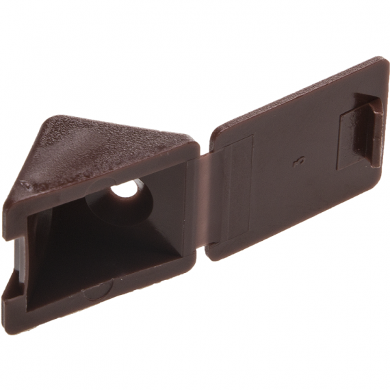 Уголок меб.ЗУБР с шурупом ,кр.-дерево,4,0*15мм 4шт