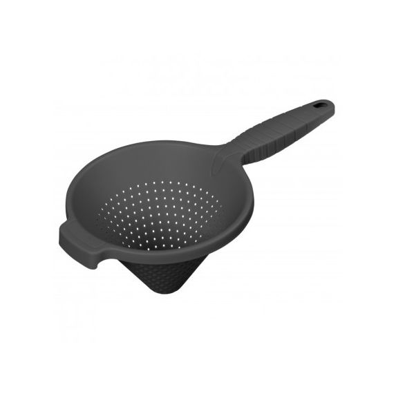 Сито-дуршлаг с ручкой темно-серый 15 см 434256615