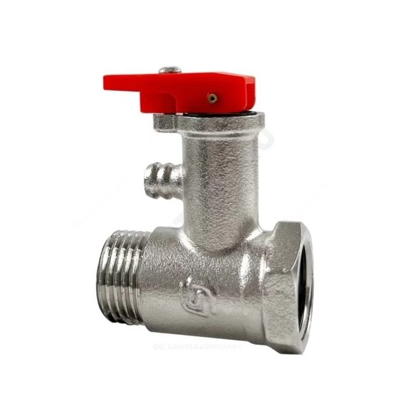 Предохранительный клапан для бойлера 8 бар 1/2  с курком 120-6979