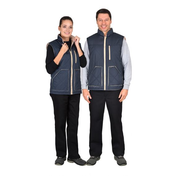 Жилет СИРИУС- ЕВРОПА удлинненный на подкладке флис беж зимний лес, Размер: 104-108 Жилет СИРИУС- ЕВРОПА удлинненный на подкладке флис беж зимний лес, Размер: 104-108