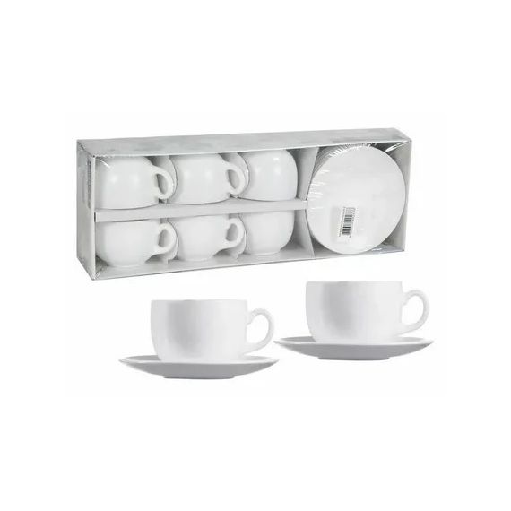 Набор чайный 12пр. 220мл Дэй New белый GRAY-CB210 GD55-6A  737445