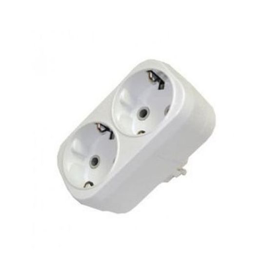 Разветвитель 2-х гн с/з белый Universal А302 19088 Разветвитель 2-х гн с/з белый Universal А302 19088