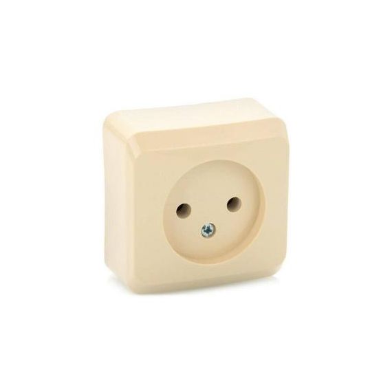 ЭТЮД Розетка РА 16-001К 1м б/з о/у крем ЭТЮД Розетка РА 16-001К 1м б/з о/у крем